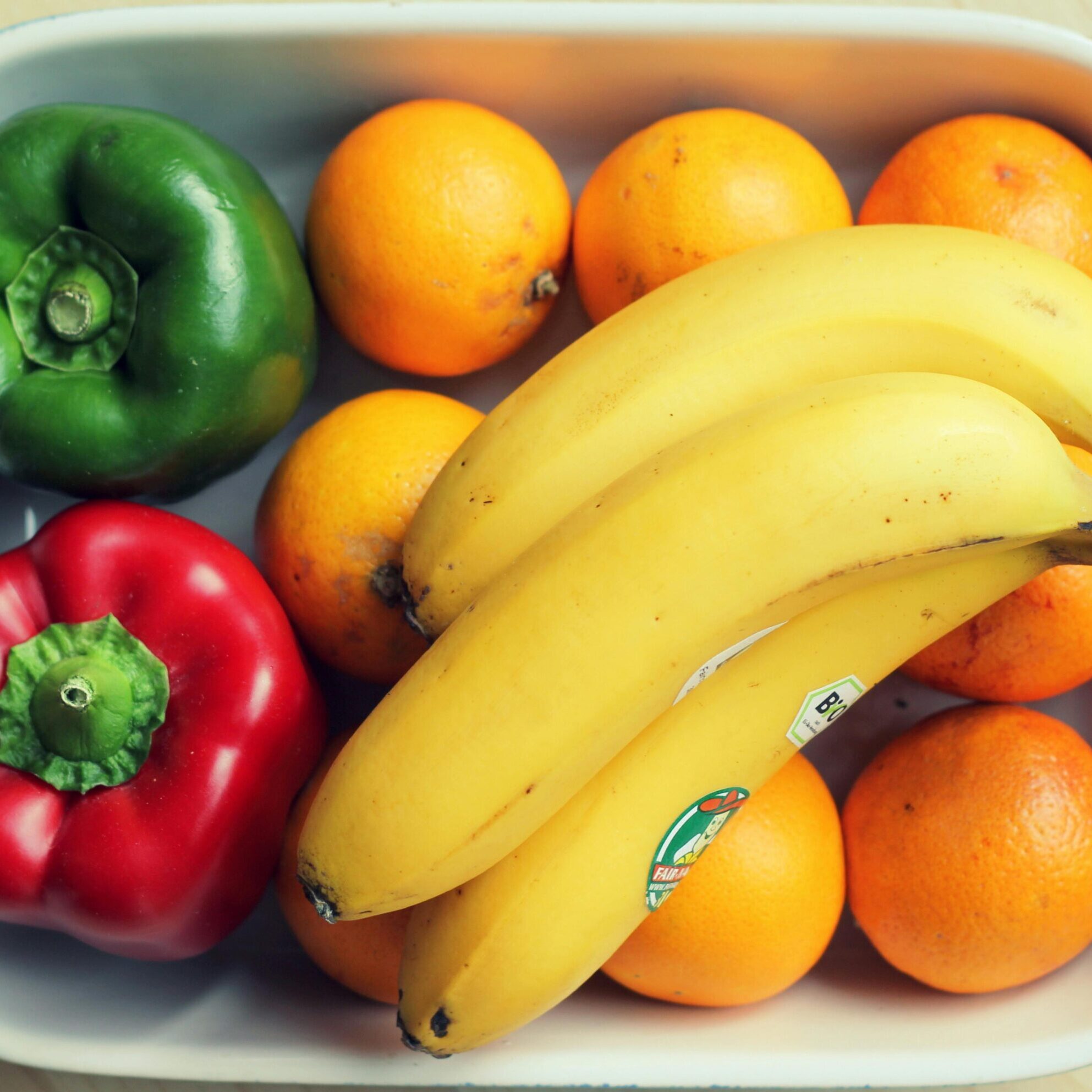 plate of fruits